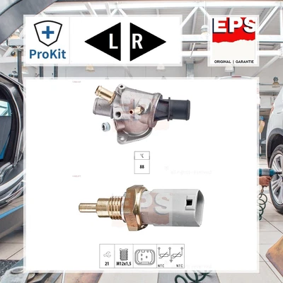 2x Eps Thermostat, Kühlmittel Links, Rechts für Fiat COUPE Lancia KAPPA KAPPA - Bild 1 von 4