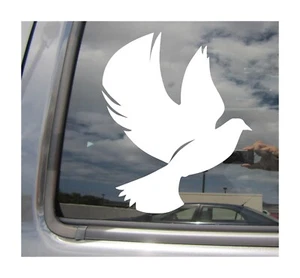 Flying Dove - Christian Christ Holy Spirit Car Vinyl Decal Window Sticker 08205 - Bild 1 von 2