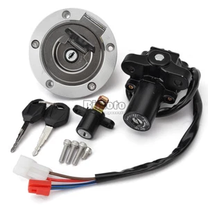 Ignition Switch Fuel Gas Cap Seat Lock Keys For Yamaha FZ10 / XVS1300A / XVS1300 - Imagen 1 de 7