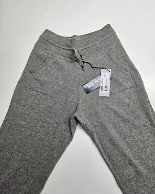 Pantalone Tuta 100% Puro Cashmere UNISEX M Nero Kasmir Cachemire Cashmire - Imagen 1 de 4