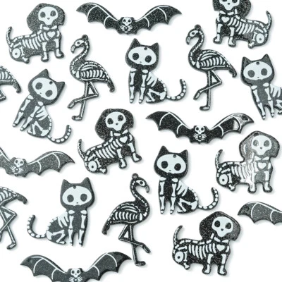 20Pcs Acrylic Animal Bone Dangle Charm Skeleton Skull Pendant for Jewelry Making - image 1 of 4