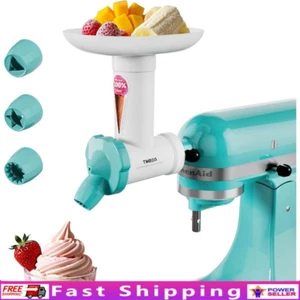 Dairy Free Ice Cream Maker Attachment for Frozen Yogurt Sorbet Machine US - Picture 1 of 10