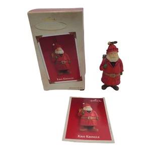 Adorno de recuerdo distintivo Kris Kringle Santa Claus Navidad Navidad San Nicolás - Imagen 1 de 8