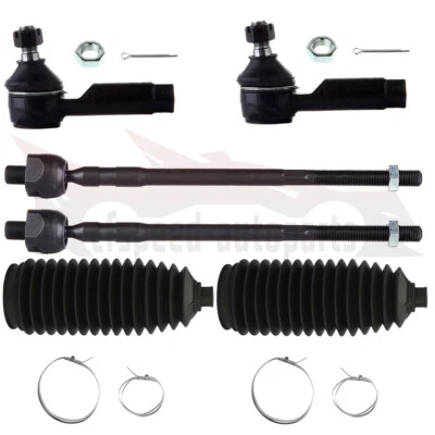 Kit de extremo de varilla de amarre exterior interior delantero de 6 piezas para Nissan Altima 2002-06 03-2008 Máxima Foto 1 de 4