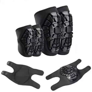 Children's Adults Soft Knee Pads Elbow Padst Sports Safety Protective Gear - Picture 1 of 23