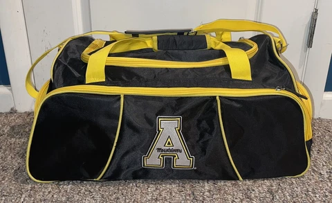 Appalachian State Logo Athletic Duffle Bag w/ Shoulder Strap Cover