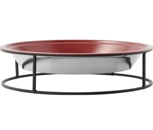 Frisco Elevated Non-skid Stainless Steel Dog & Cat Bowl, Red, 10 cup - Picture 1 of 5