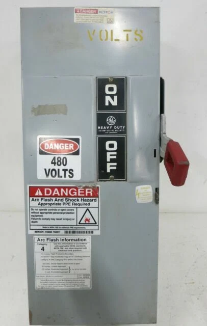 GE TH3363 3-Pole Heavy-Duty Fusible Type TH Safety Switch