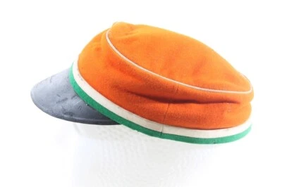 alte Mütze orange Burschenschaft Studentenvereinigung Uniform Kopfbedeckung - Bild 1 von 4