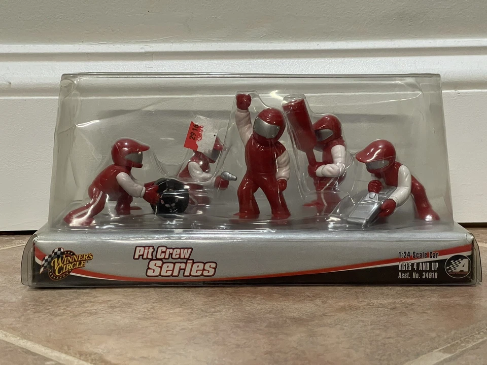 NASCAR Pit Crew Miembros Ganadores Círculo Serie Dale Earnhardt Jr. Rojo Blanco 1:24 Foto 1 de 4