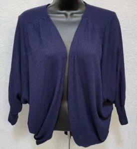 Charlotte Russe Womens Cardigan Shirt Top Blouse Size S Small Blue - Picture 1 of 12