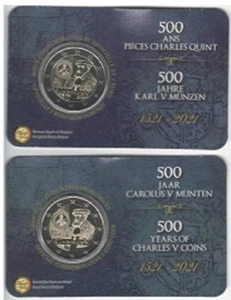 2 euro BELGIO  2021 - 100° unione economica Belgio -Lussemburgo - Imagen 1 de 1