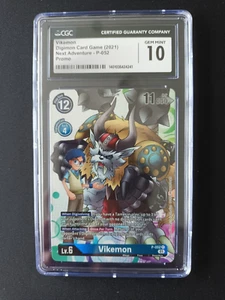 CGC 10 - Vikemon P-052 Promo Next Adventure - Digimon - Picture 1 of 1
