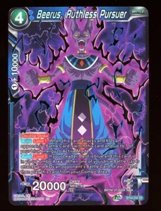 Beerus Ruthless Pursuer BT16-036 SR Foil Dragon Ball Super Juego de Cartas | Casi Nuevo - Imagen 1 de 10