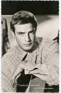 CARTE-PHOTO CP photographie 1954 MGM, Marlon BRANDO - Imagen 1 de 2