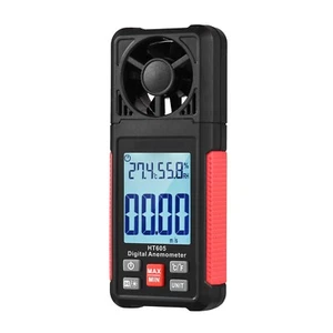 Handheld Anemometer, Digital Wind Gauges Wind Speed Meter, Backlit LCD, MAX/MIN - Picture 1 of 8