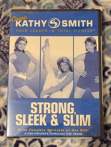 Classic Kathy Smith New "Strong,Sleek And Slim" 2006 DVD W/ 195 Minute Run Time - Picture 1 of 8