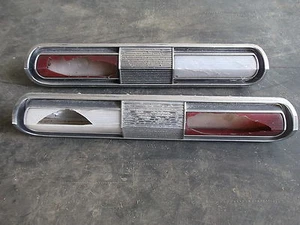 1962 62 BUICK INVICTA TAIL BRAKE STOP LIGHT TAILLIGHTS PAIR OEM BACK UP REVERSE - Picture 1 of 5
