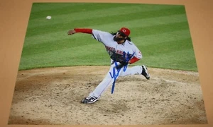Johnny Cueto Cincinnati Reds autograph signed color 8X10 photo MLB SF Giants - Picture 1 of 1