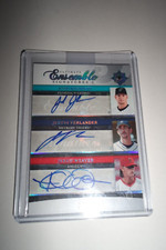 2006 Ultimate Collection J Johnson Justin Verlander Jered Weaver Triple AUTO /50