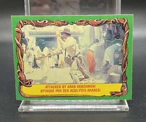 1981 OPC O-Pee-Chee RAIDERS OF THE LOST ARK #35 ATTACKED BY ARAB HENCHMAN - Picture 1 of 2