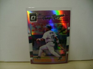 TONY GWYNN 2017 DONRUSS OPTIC PRIZM PRIZM PINK #164  FREE SHIPPING
