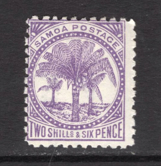M18763 Samoa 1897 SG64a - 2/6d reddish lilac. - Изображение 1 из 1