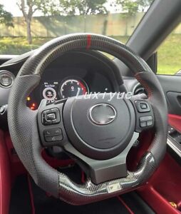 Real Carbon fiber steering wheel For Lexus IS 250 200 350 200 ISF GS RC F