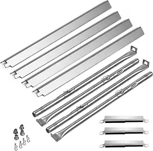 Grill Replacement Parts for Charbroil Performance 4 Burner Tubes Heat Plates Kit - Picture 1 of 7