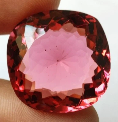 AAA+ Large Pink Tourmaline 96.05 Ct. Cushion Cut Loose Gemstone Gift for Women - Image 1 of 4