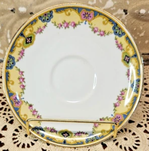 1920s Charles Ahrenfeldt Limoges Set of 6 Saucers (read) - Picture 1 of 4