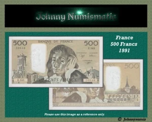 France 500 Francs 1991 UNC - Picture 1 of 3