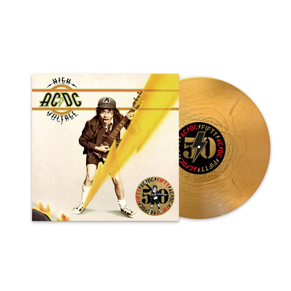 AC/DC / HIGH VOLTAGE / GOLD VINYL (LP) / Sony Music Catalog / 19658834571 / col