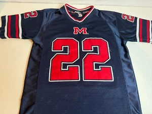 Ole Miss Rebels Football Jersey Kids Youth Medium (12-14) Stitched Colosseum - Picture 1 of 6