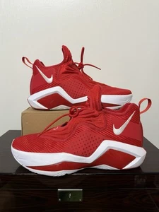 Nike LeBron James Soldier 14 University Red White CW4221-603 Men's Size 14 - Picture 1 of 5
