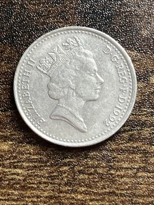 1992 Great Britain United Kingdom 10 Ten Pence Elizabeth II Actual Coin TB5499* - Picture 1 of 2