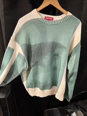Supreme Damien Hirst Shark Knit Sweater XL - Image 1 of 4
