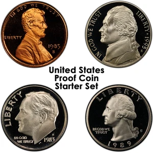 Stati Uniti *GEM* Proof Coin Starter Type Set ***GEM STARTER SET*** - Foto 1 di 2
