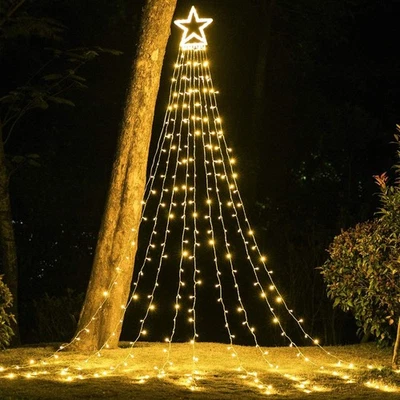 Christmas Decoration Outdoor Star String Lights,16.4Ft Christmas Tree Toppers... - Image 1 of 4