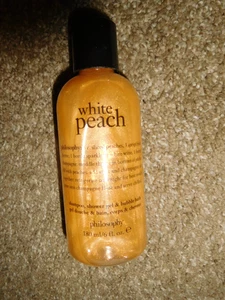 Gel de ducha Philosophy 6 oz.   MELOCOTÓN BLANCO ~ Sellado - Imagen 1 de 3