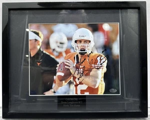Colt McCoy Signed Texas Longhorns 8x10 Framed Photo Autograph Football {H} - Picture 1 of 13