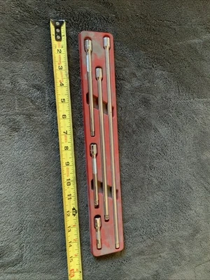 Juego de extensión de unidad Snap On 1/4”, sucio... ver fotos... Foto 1 de 4