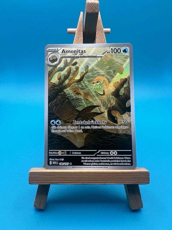 Amonitas 180/165 Illustration Rare 151 Deutsch NM Pokemon - Bild 1 von 1