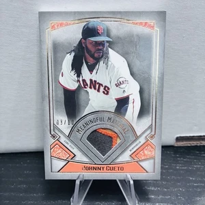2017 Topps Museum Collection Meaningful Material Relics /10 Johnny Cueto #MR-JC - Picture 1 of 2