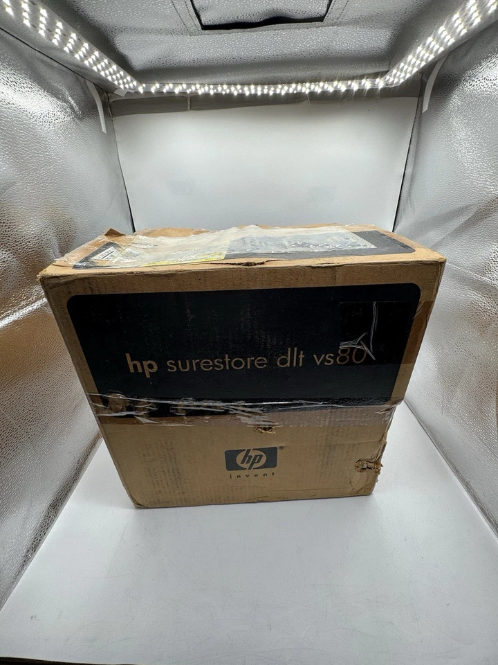 HP Superstore DLT C7503B VS80 40-80GB External Tape Drive Powers On Untested - Image 1 of 4