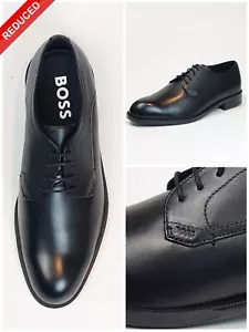 HUGO BOSS TAYIL DERBY SCHWARZE LEDERSCHUHE ELEGANT/FORMELL/BUSINESS UK 6,5 UVP 199€ - Bild 1 von 16