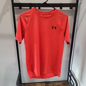 Under Armour "The Tech Tee" Herren S Rot Kurzarmshirt - Bild 1 von 4