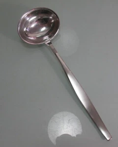 Suppenkelle Suppenschöpfer Dänisch Perl 90er versilbert - Picture 1 of 4