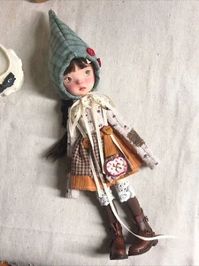 Conjunto Completo 1/6 BJD Muñeca Niña Peluca de Pelo Maquillaje Facial Ojos Trajes Zapatos Hecho a Mano Regalo - Imagen 1 de 9