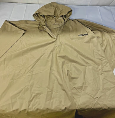 Poncho impermeable de PVC empacable Stearns capucha 50" x 94" broches laterales ojales Foto 1 de 4